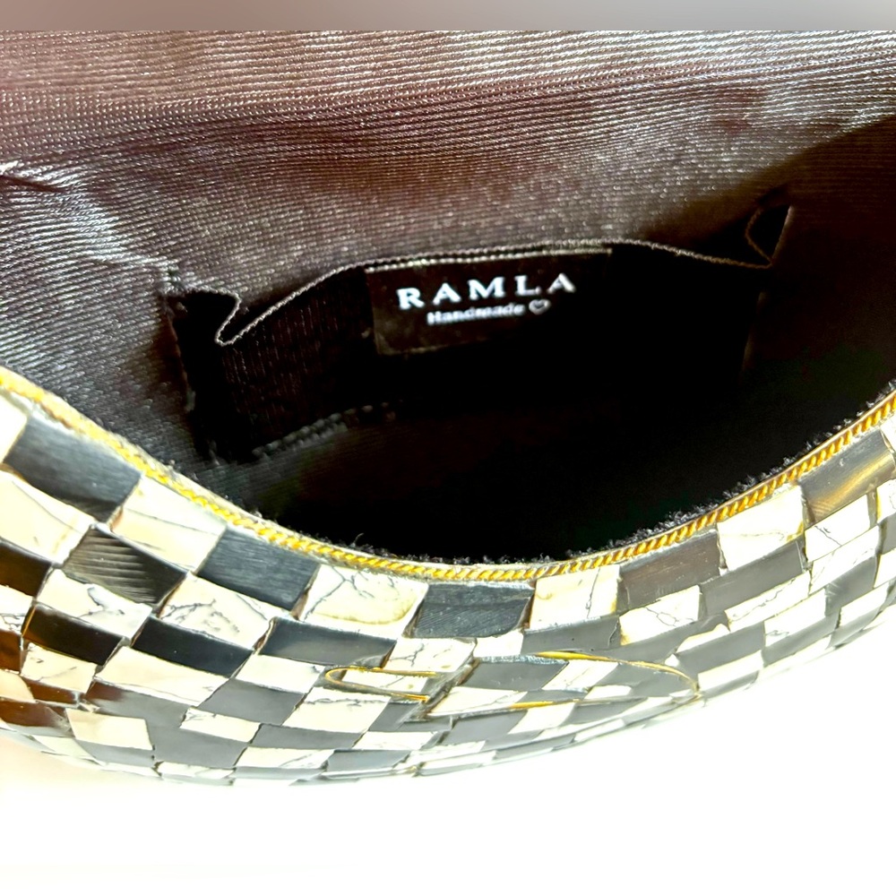 RAMLA Mosiac Bag: Checkered Black and White - Picture 6 of 7